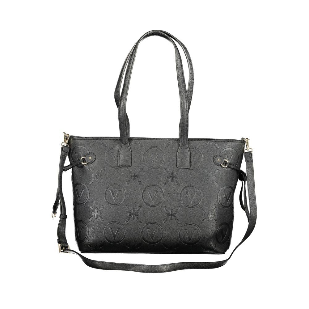 Front view with bag zipped and handles upright.