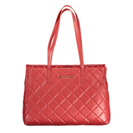 Mario Valentino Red Polyethylene Handbag