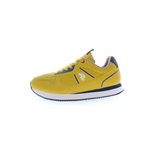 U.S. POLO ASSN. Yellow Polyester Men Sneaker
