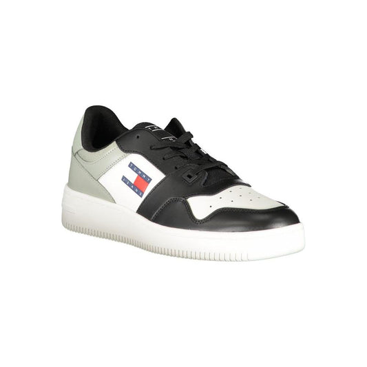 Tommy Hilfiger Black Polyester Sneaker