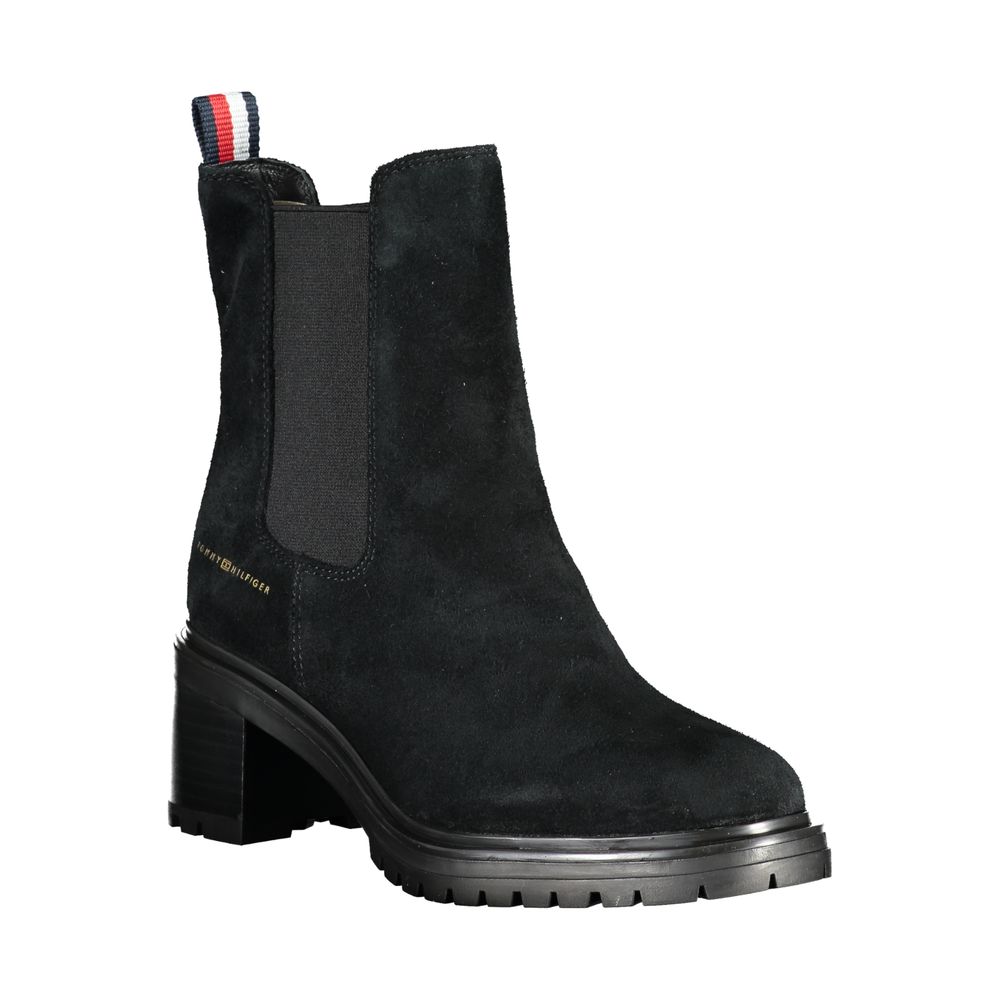 Tommy Hilfiger Black Polyester Ankle