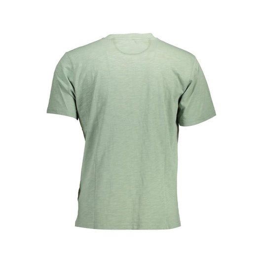 La Martina Green Cotton Men T-Shirt