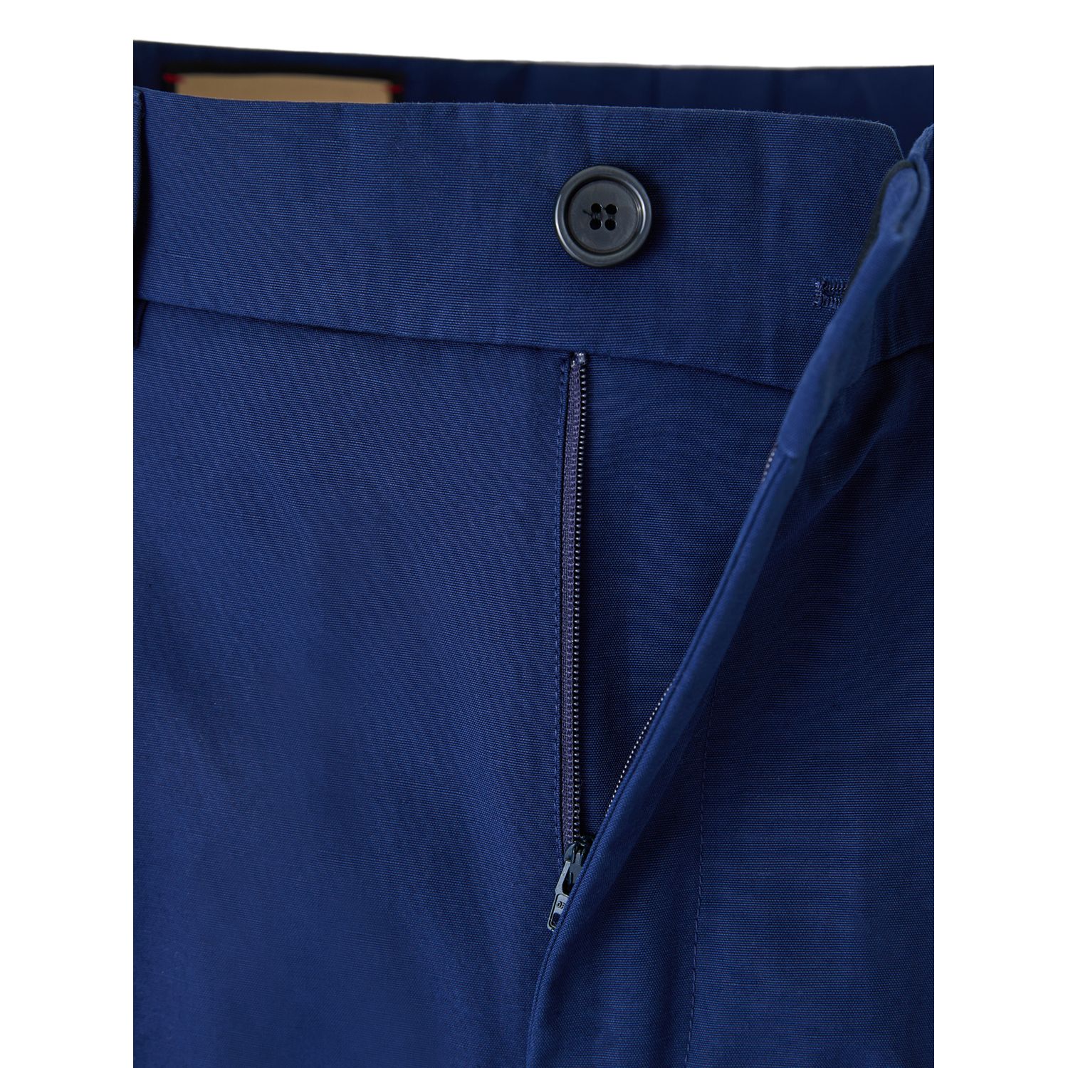 Gucci Blue Classic Cotton Pants