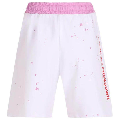 Comme Des Fuckdown White Cotton Short