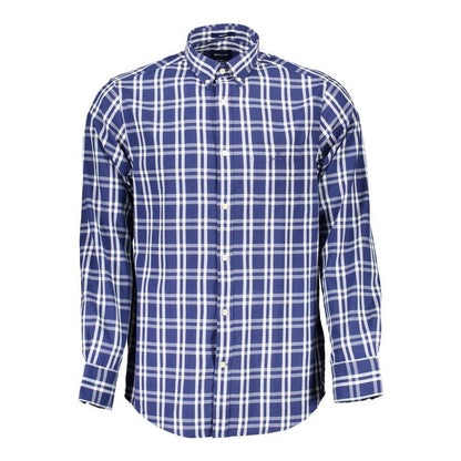 Gant Blue Cotton Men Shirt