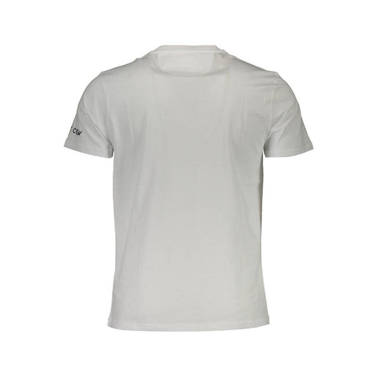 La Martina White Cotton Men T-Shirt