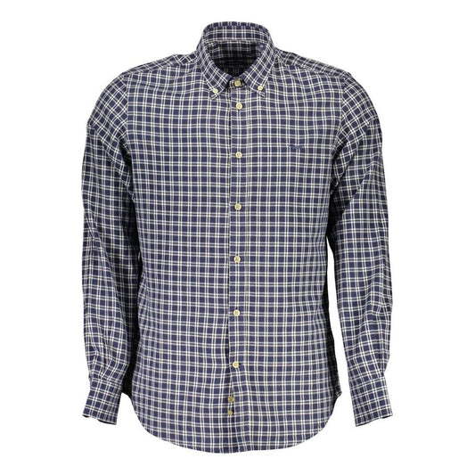 Harmont & Blaine Blue Cotton Men Shirt