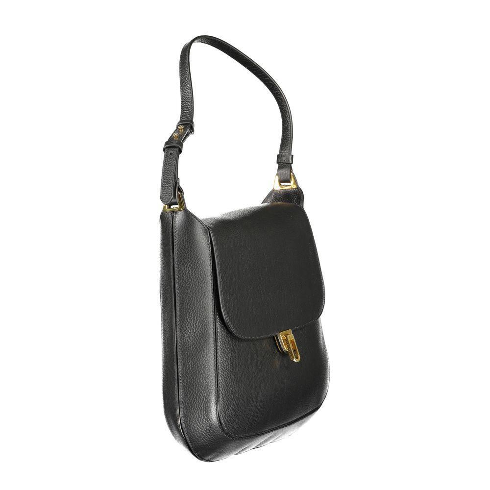 Front view with bag zipped and handles upright.