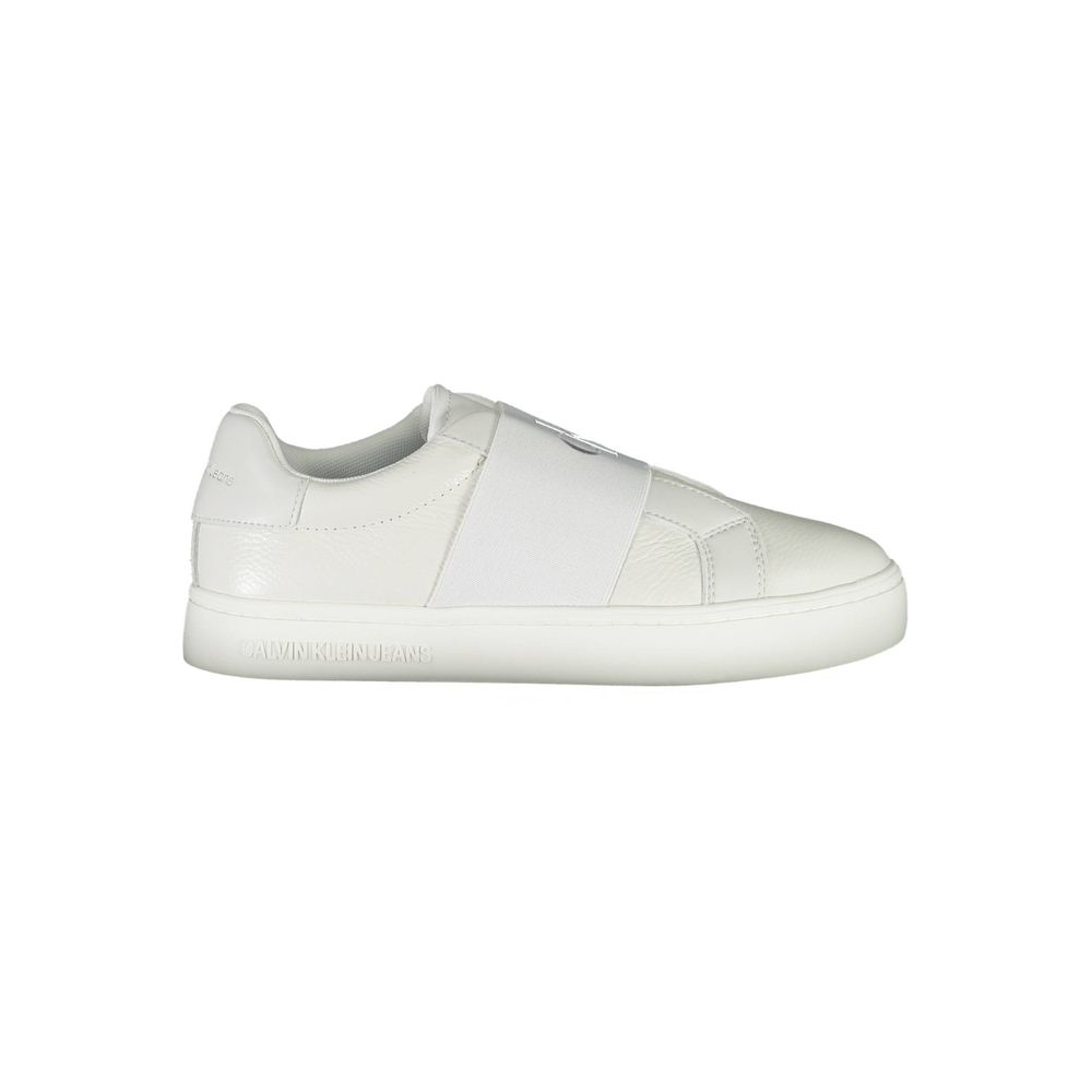 Calvin Klein White Leather Women Sneaker