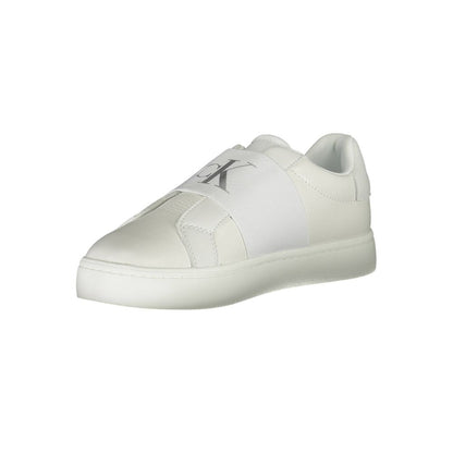 Calvin Klein White Leather Women Sneaker
