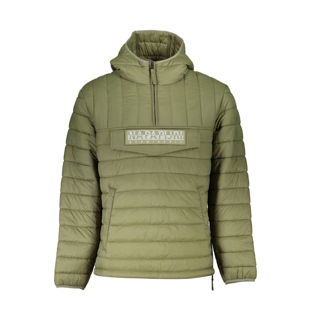 Napapijri Green Polyamide Men Jacket