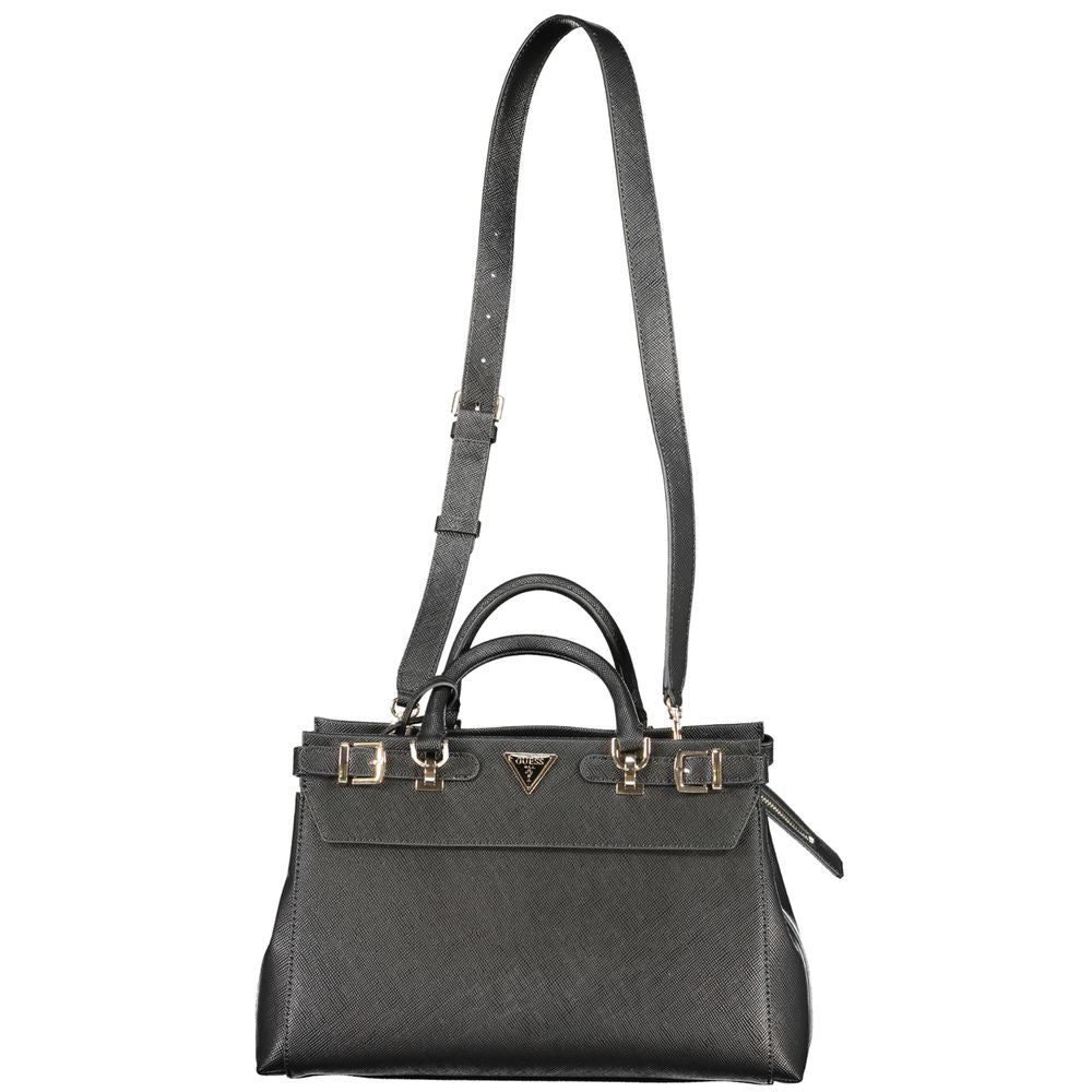 Front view with bag zipped and handles upright.