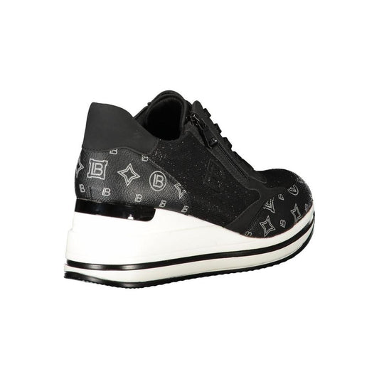 Laura Biagiotti Black Polyester Women Sneaker