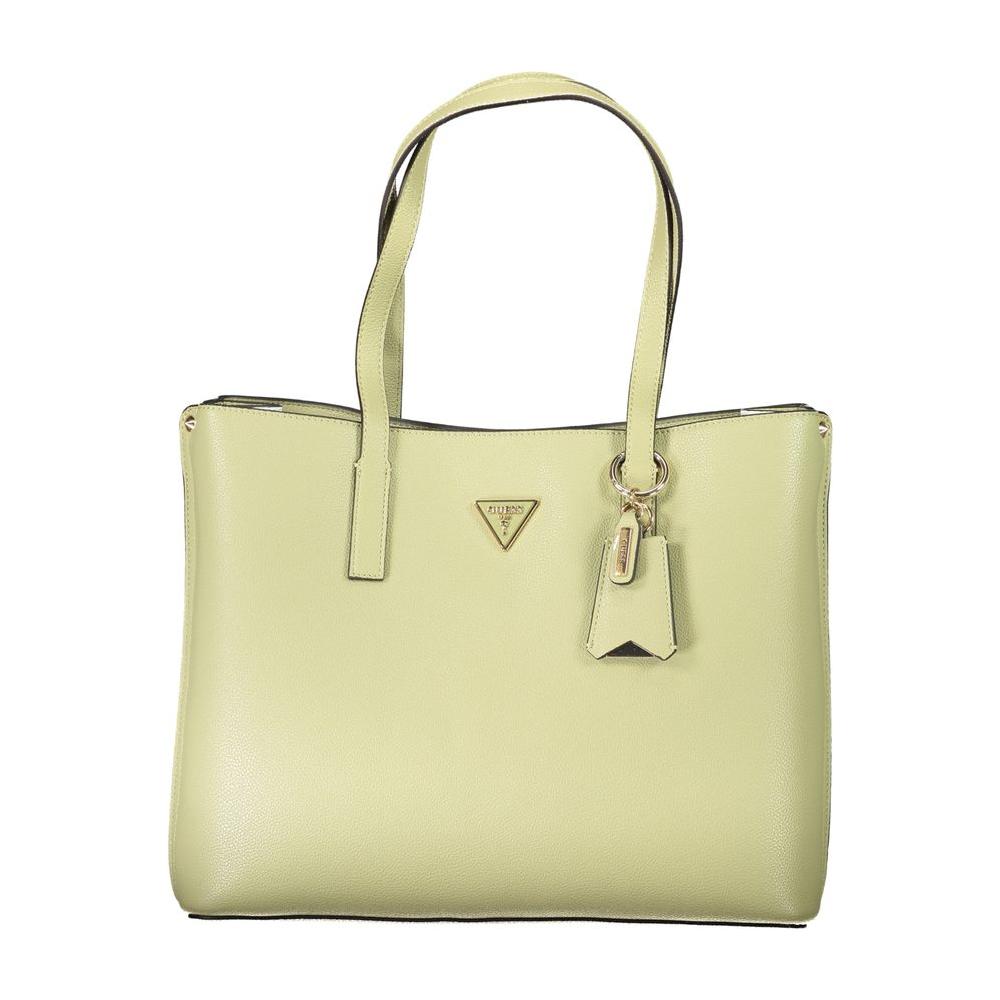 Front view with bag zipped and handles upright.