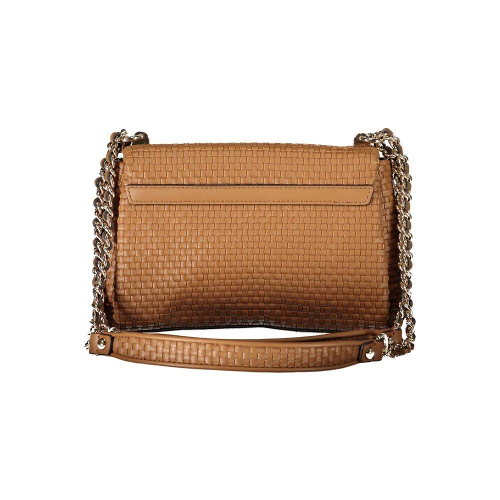 Front view with bag zipped and handles upright.