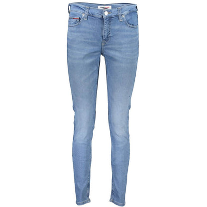 Tommy Hilfiger Blue Cotton Women Skinny Jean