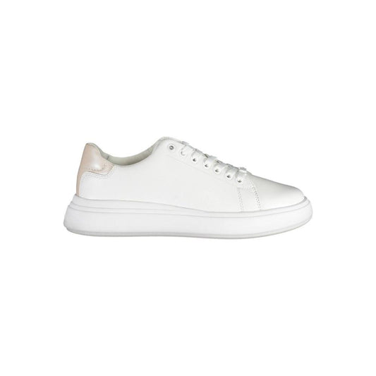 Calvin Klein White Leather Women Sneaker