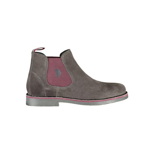 U.S. POLO ASSN. Brown Leather Men Boot