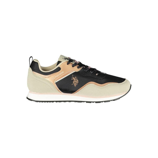U.S. POLO ASSN. Black Polyester Sneaker