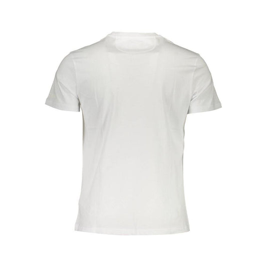 La Martina White Cotton Men T-Shirt