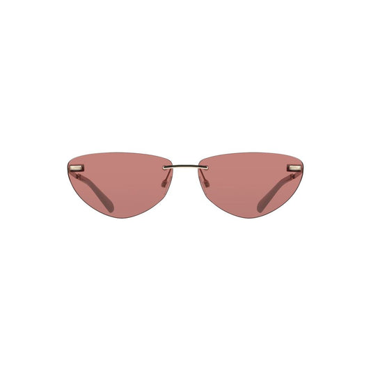 Calvin Klein Pink Metal Women SunglassElevate your style to iconic status with Calvin Klein’s daring drop-shaped sunglasses. These chic shades, featuring a lustrous metal frame and captivating pink lenses, are more than an accessory; they’re a statement.
