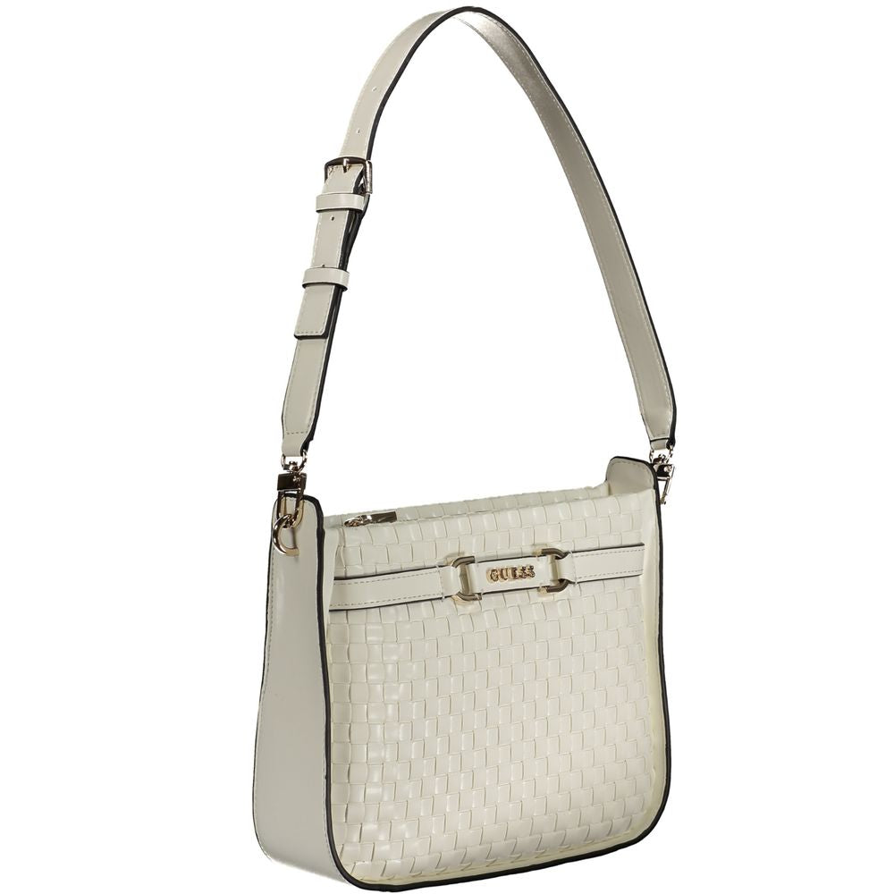 Front view with bag zipped and handles upright.