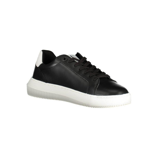 Calvin Klein Black Leather Men Sneaker