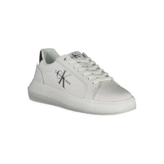 Calvin Klein White Leather Women Sneaker