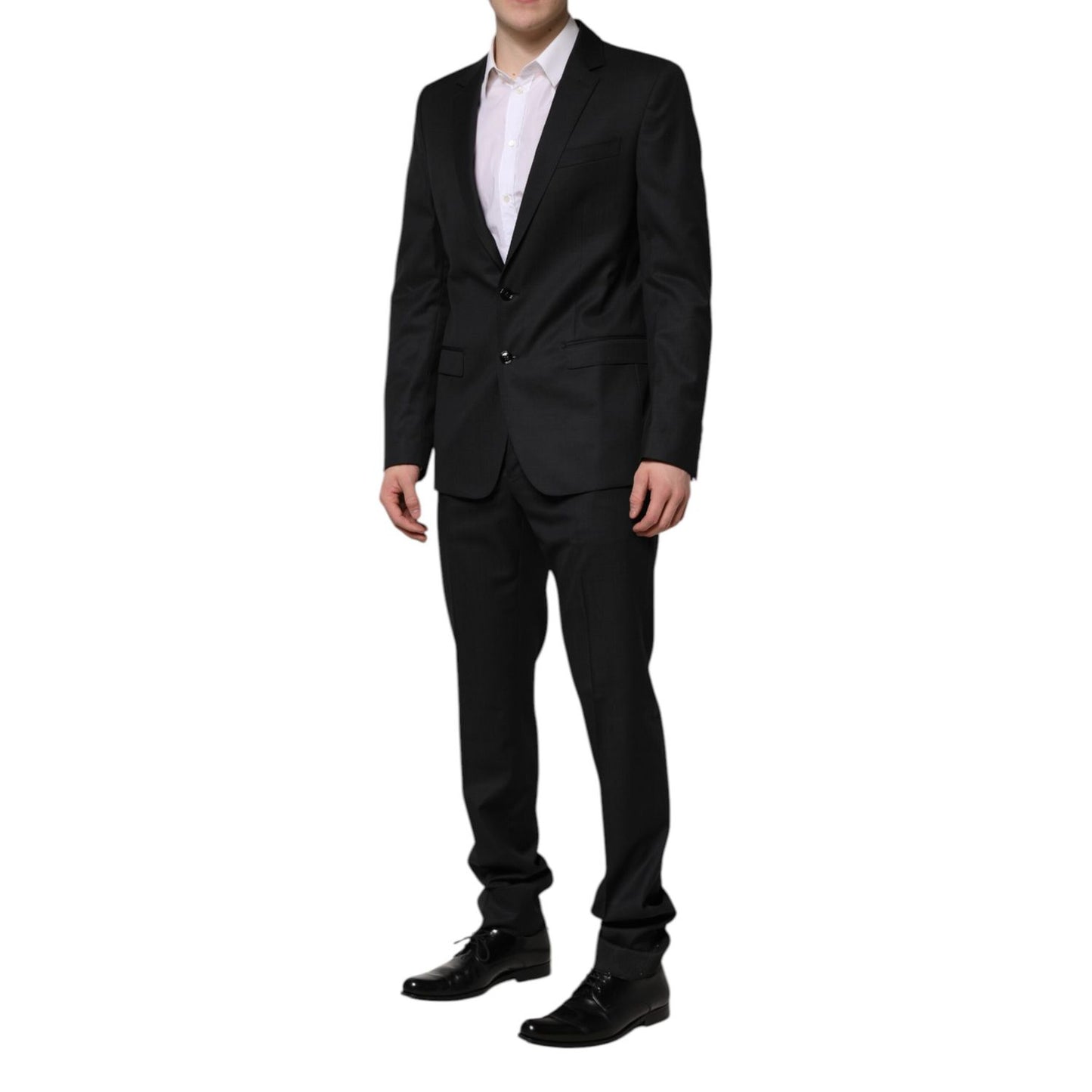 Dolce & Gabbana Dark Gray MARTINI 2 Pc Single Breasted Suit