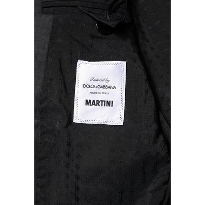 Dolce & Gabbana Dark Gray MARTINI 2 Pc Single Breasted Suit