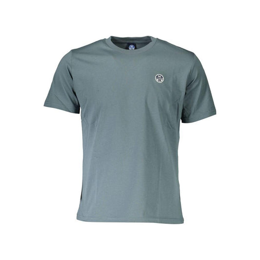 North Sails Green Cotton Men T-Shirt