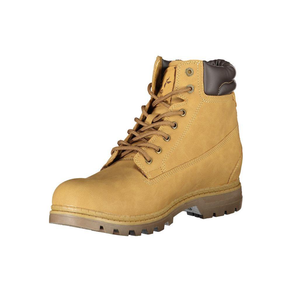 Carrera Vibrant Yellow Lace-Up Fashion Boots CA-25378-EU41/US8