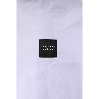 Dolce & Gabbana White Cotton Logo Print Crew Neck T-shirt