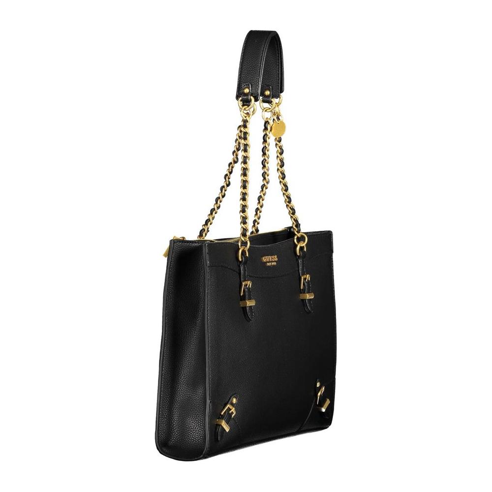 Front view with bag zipped and handles upright.