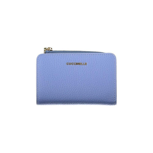 Coccinelle Light Blue Leather Women Wallet