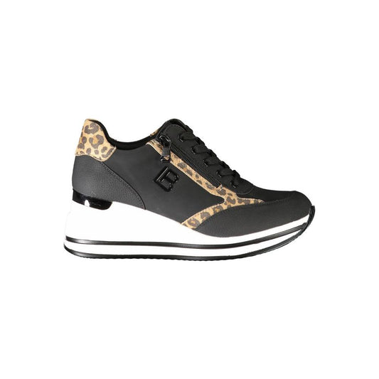 Laura Biagiotti Black Polyester Women Sneaker