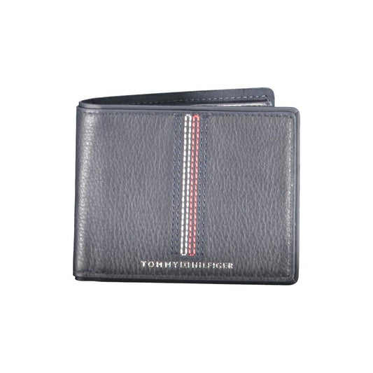 Tommy Hilfiger Blue Leather Wallet