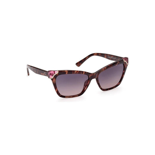 Guess Jeans Brown Injected Women Sunglass