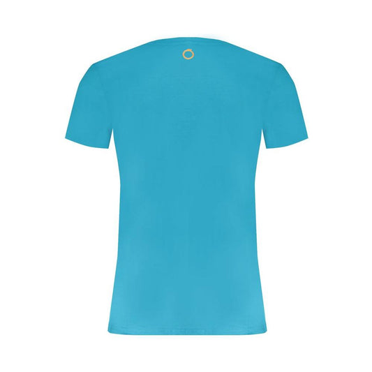 Trussardi Light Blue Cotton Men T-Shirt