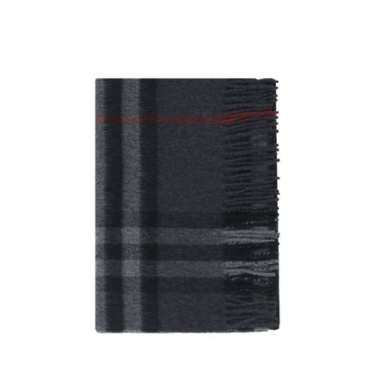 Burberry Gray Cashmere Scarf