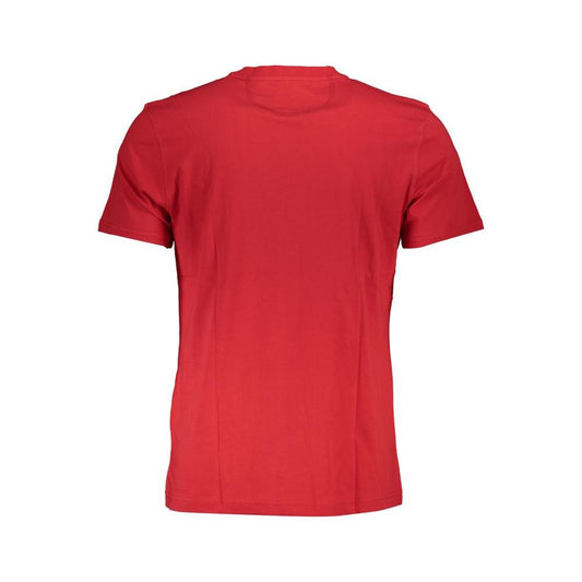 La Martina Elegant Pink Crew Neck Cotton Tee