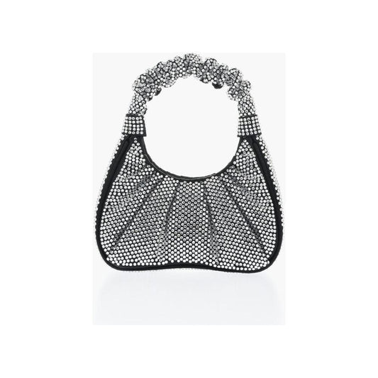 Jw Pei All-Over Strass Satin GABBI Mini Hobo Bag