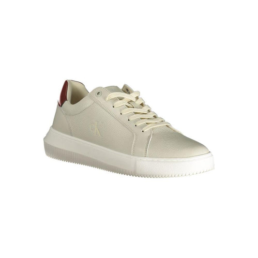 Calvin Klein Brown Leather Men Sneaker