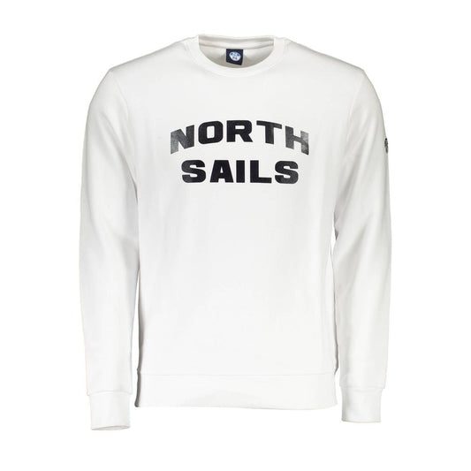 North Sails White Cotton Sweatshirt