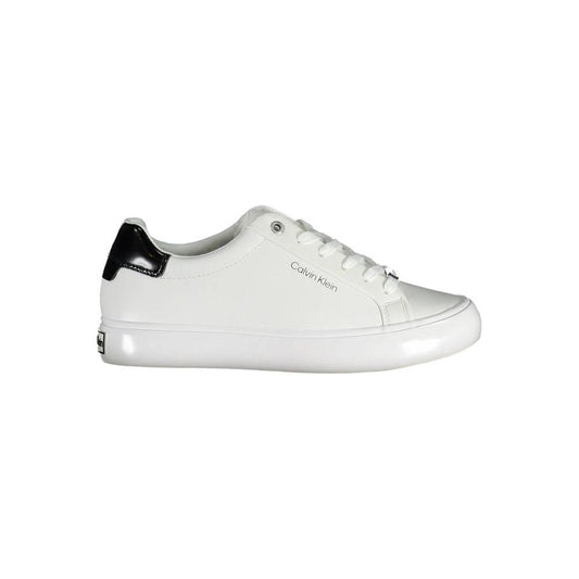 Calvin Klein White Leather Women Sneaker
