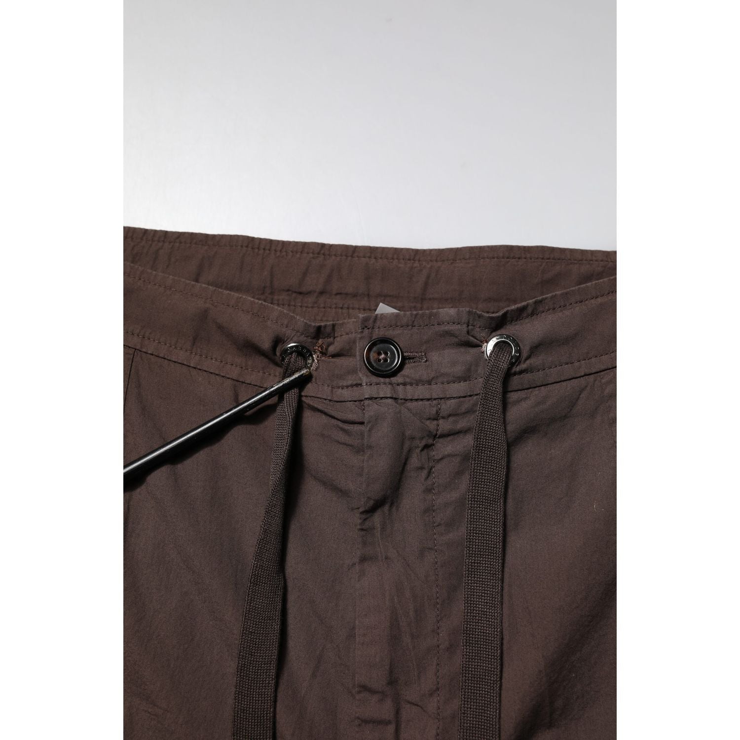 Dolce & Gabbana Brown Cotton Cargo Jogger Men Pants