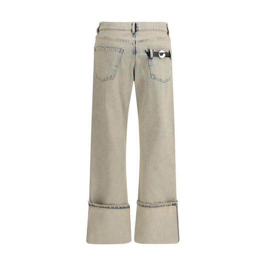 Coperni Boyfriend Jeans with cuff CO-COPP122F2035MENGRY-S