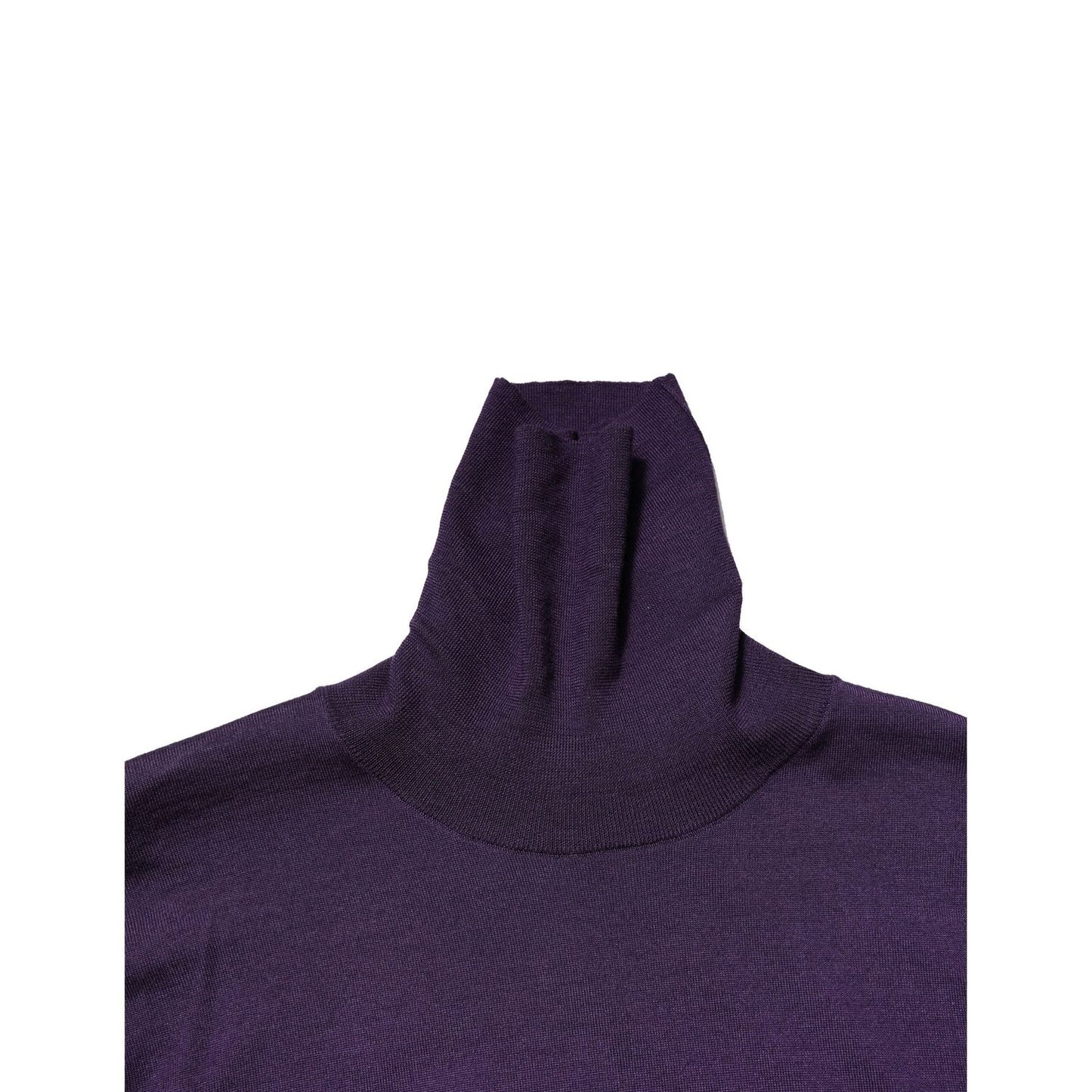 Dolce & Gabbana Purple Cashmere Turtleneck Pullover Sweater