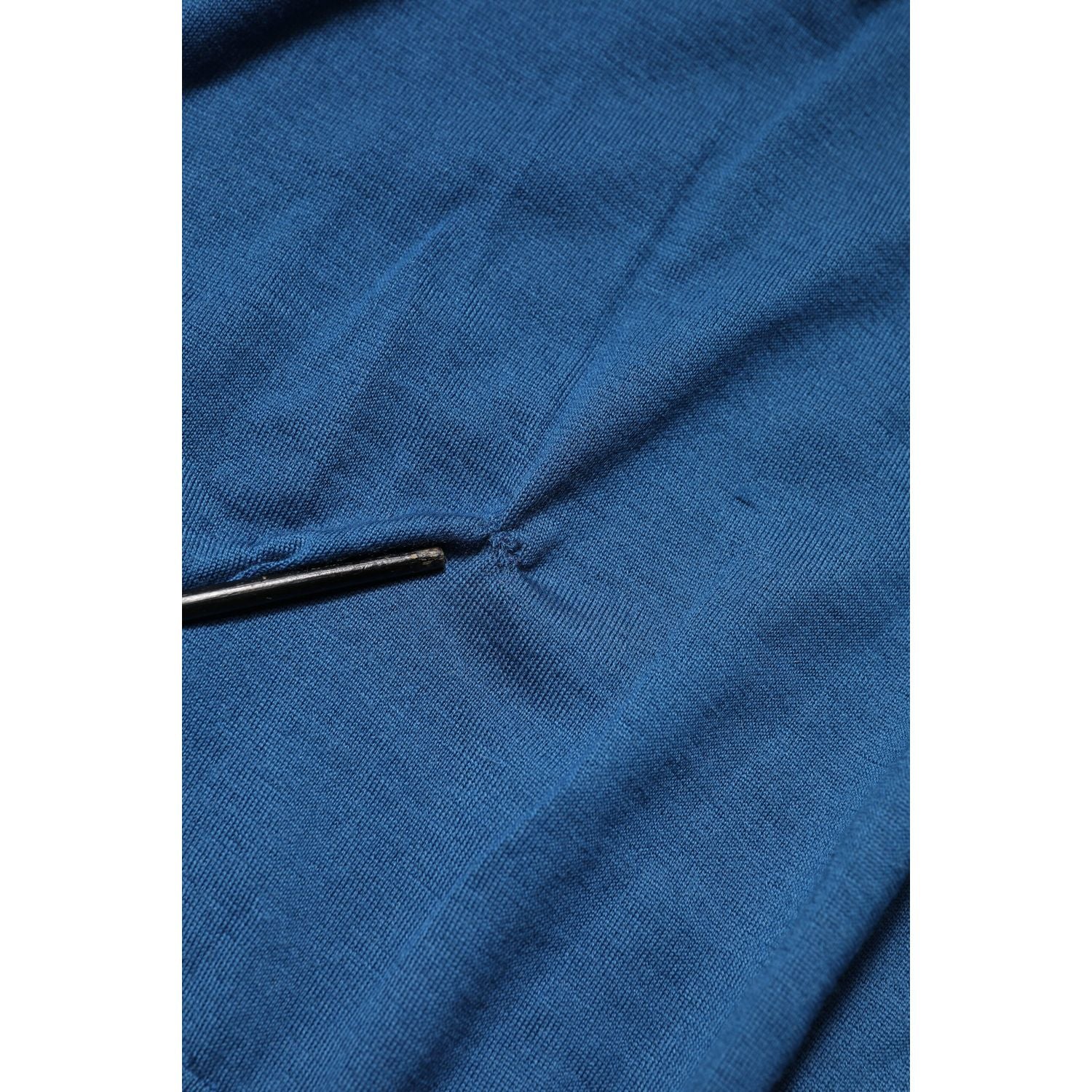 Dolce & Gabbana Blue Cashmere Crew Neck Sweatshirt Sweater