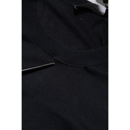 Dolce & Gabbana Black Long Sleeve CrewNeck Pullover Sweater